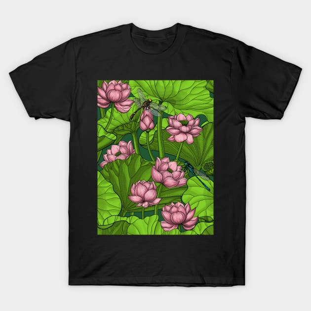 Lotus garden T-Shirt by katerinamk